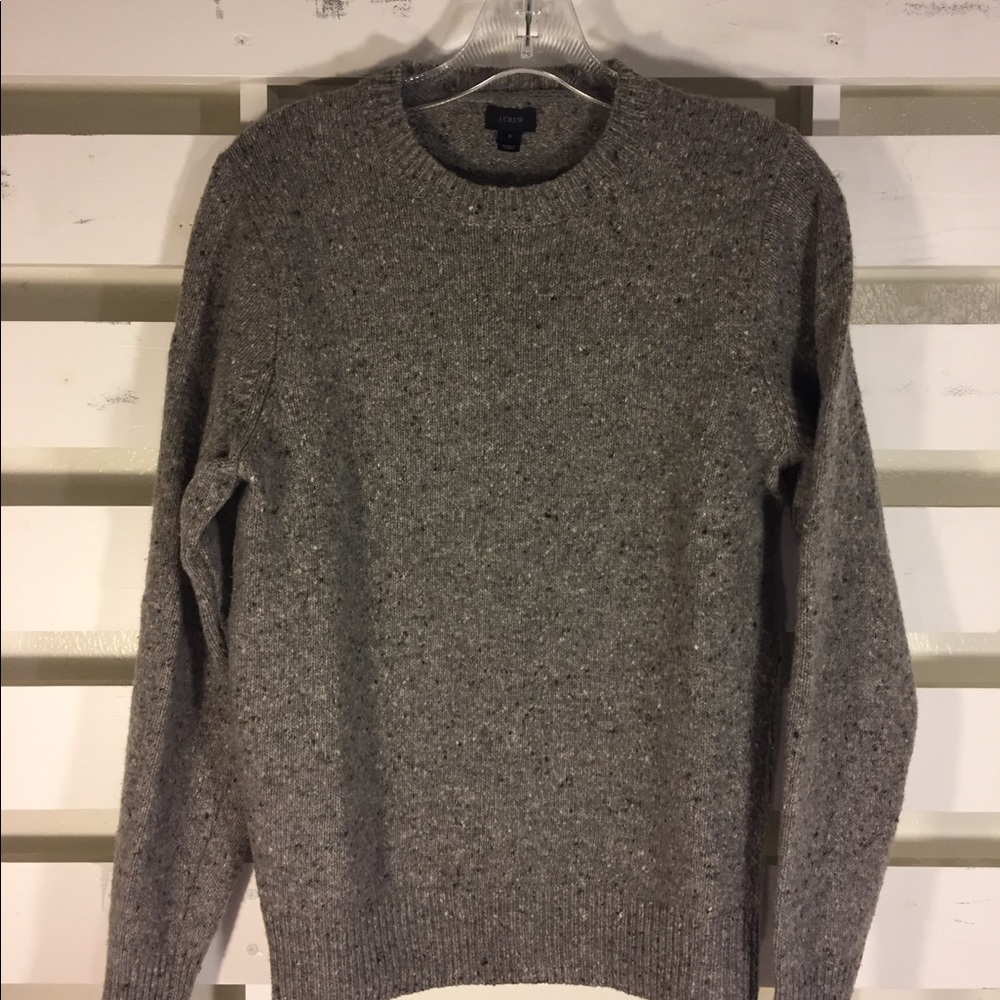 Grey wool sweater
